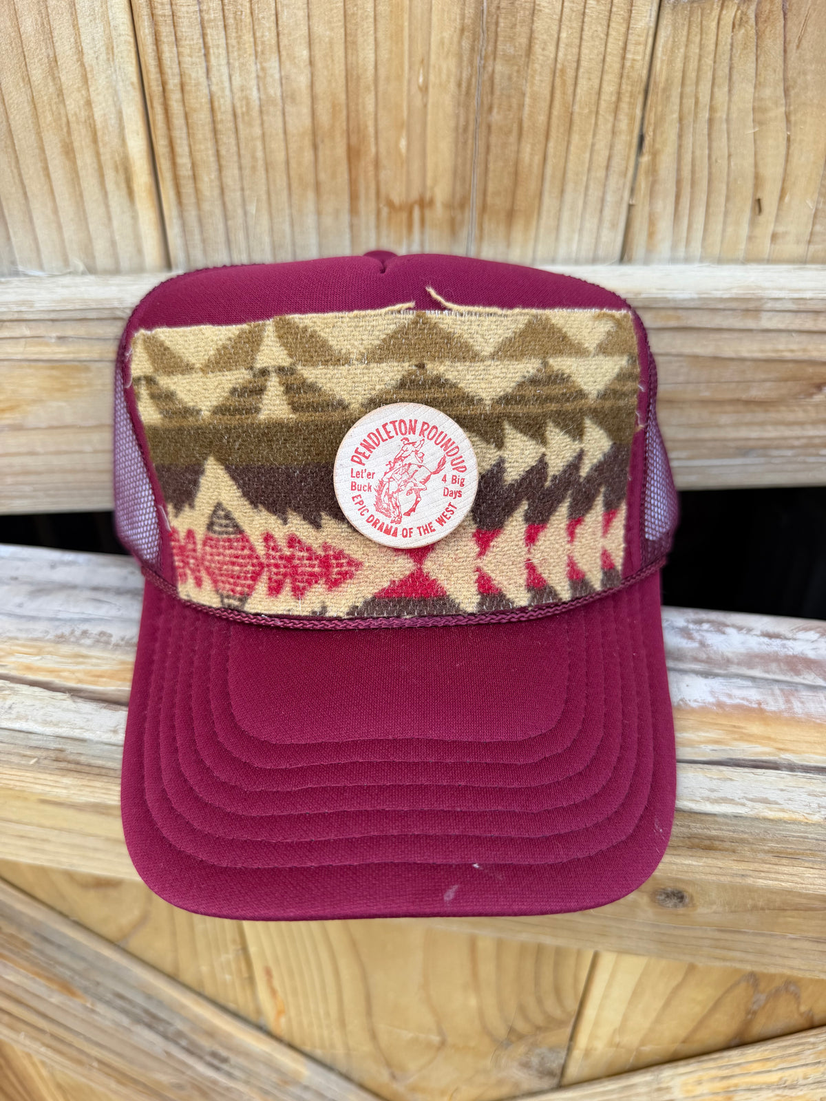 Pendleton wooden nickel hat 2