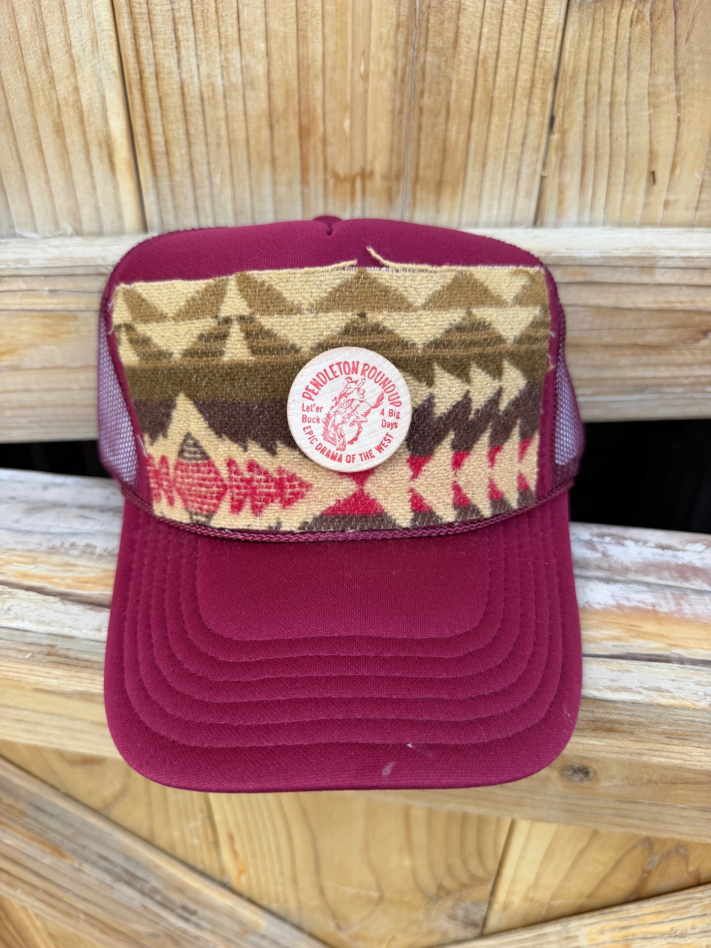 Pendleton wooden nickel hat 2