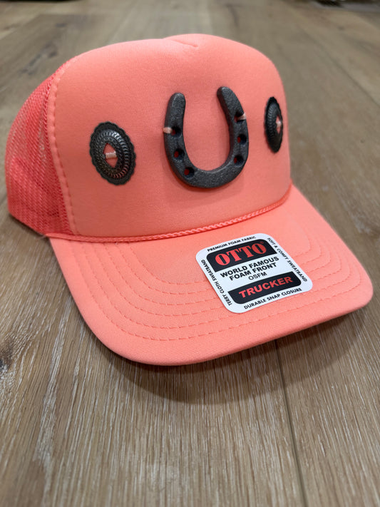 Multiple colors available- Lucky Cowgirl foam trucker hat