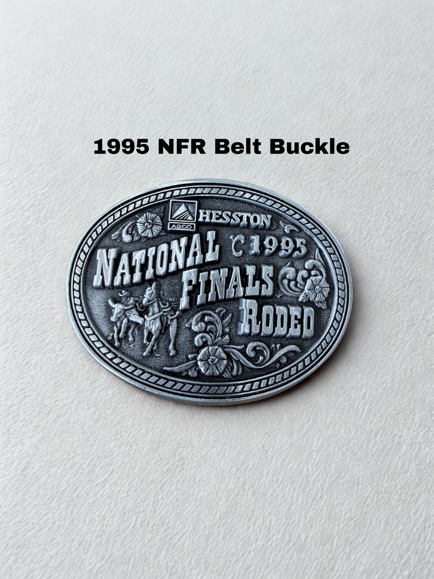 A Concho NFR belt buckle trucker hat